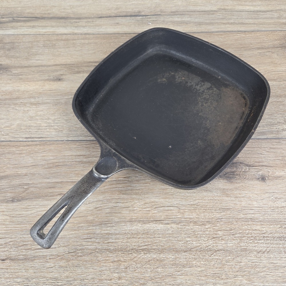 Wagner Ware Sidney 0 1218 Square Cast Iron Skillet